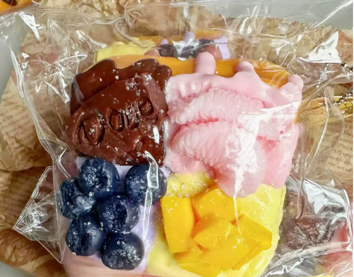 4 Sector Waffle Cake Squishy