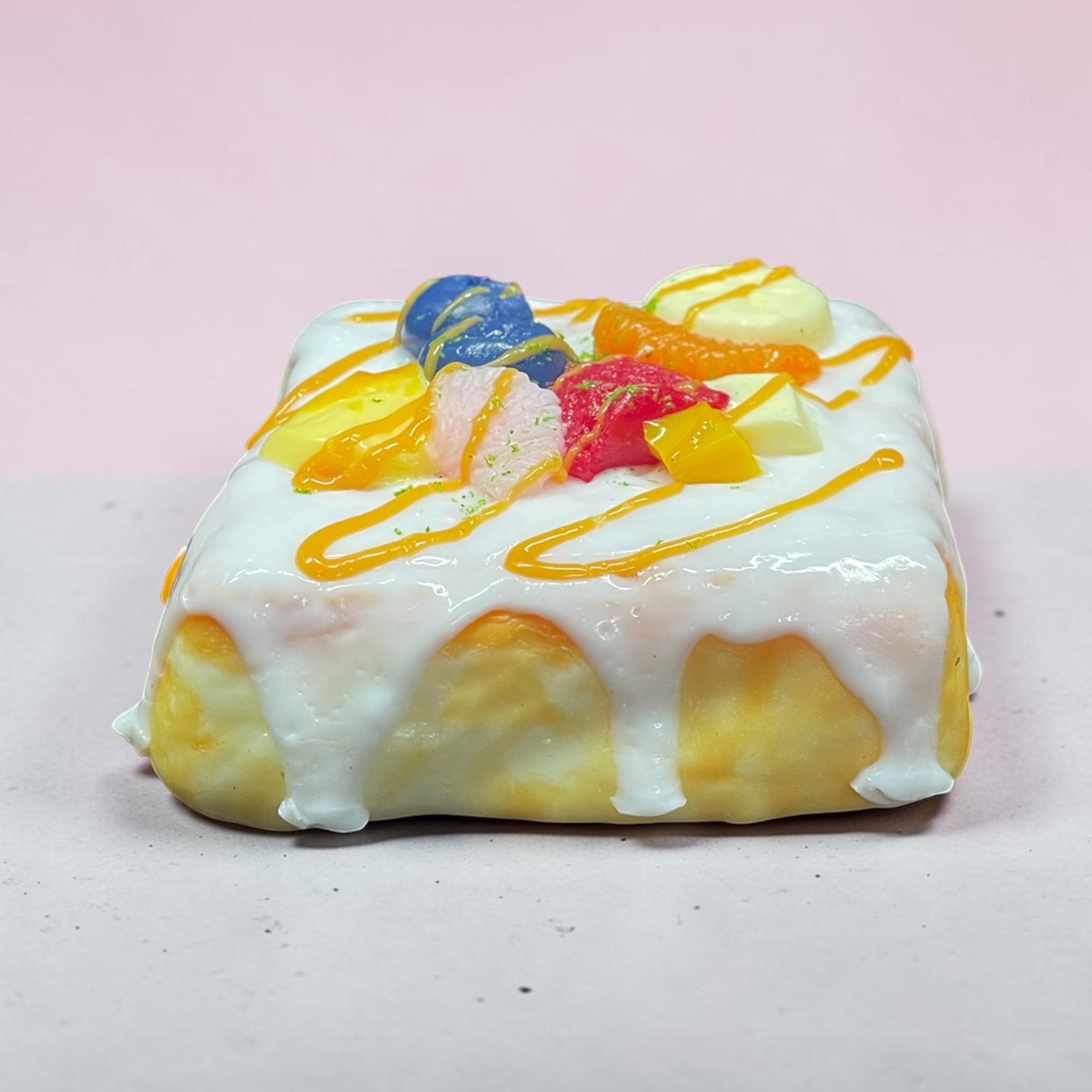 White Frosted Waffle Cake