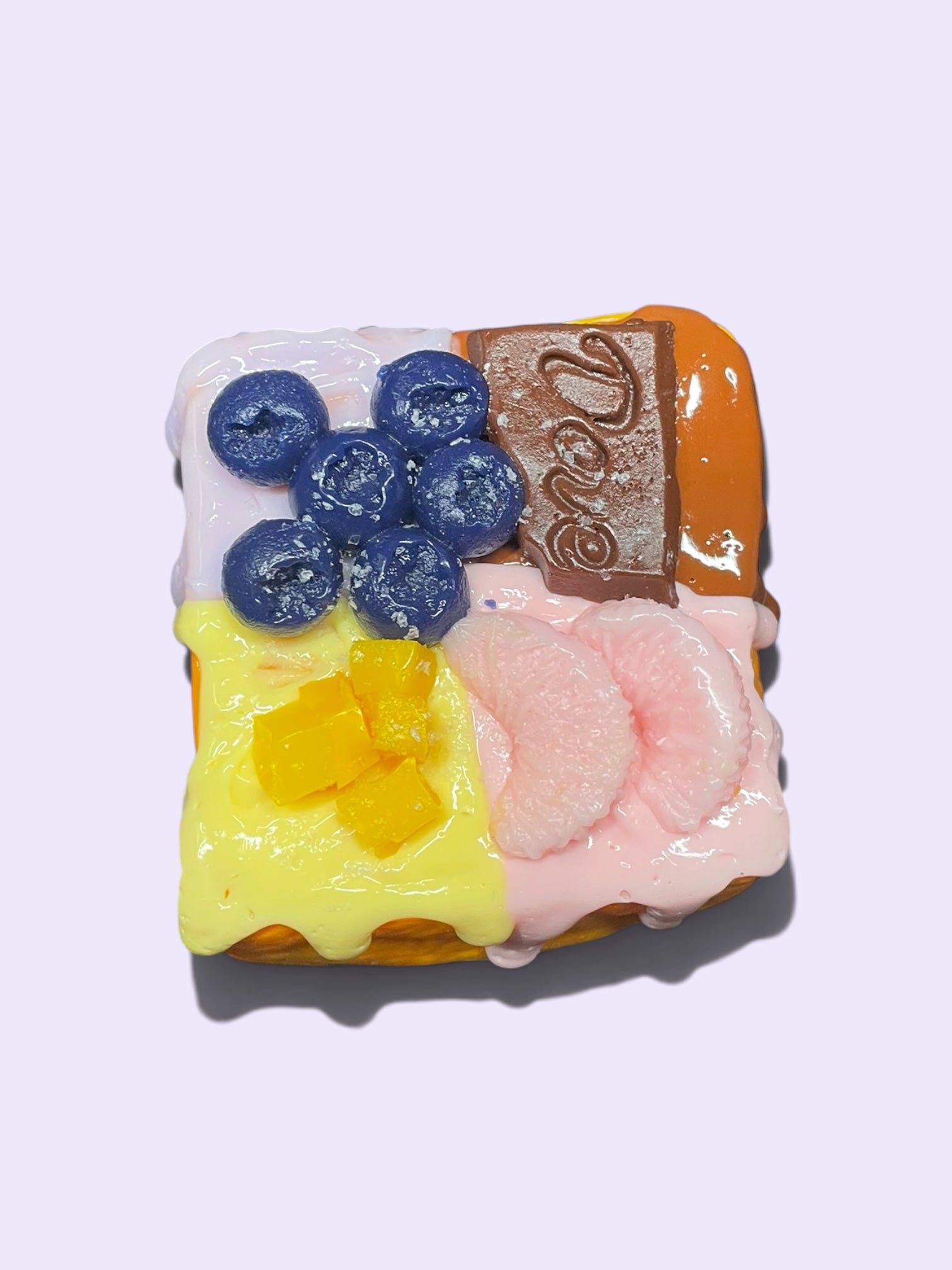 4 Sector Waffle Cake Squishy