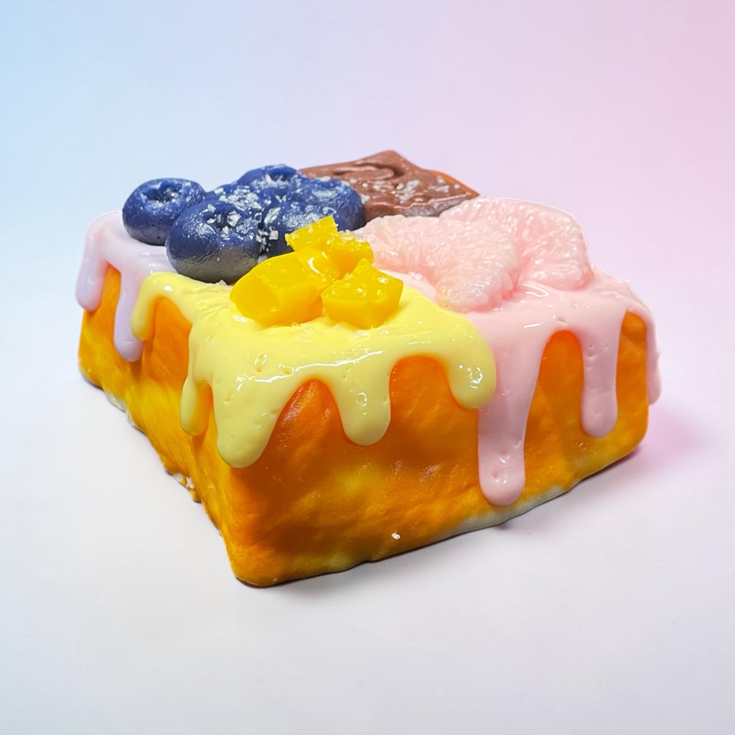 4 Sector Waffle Cake Squishy