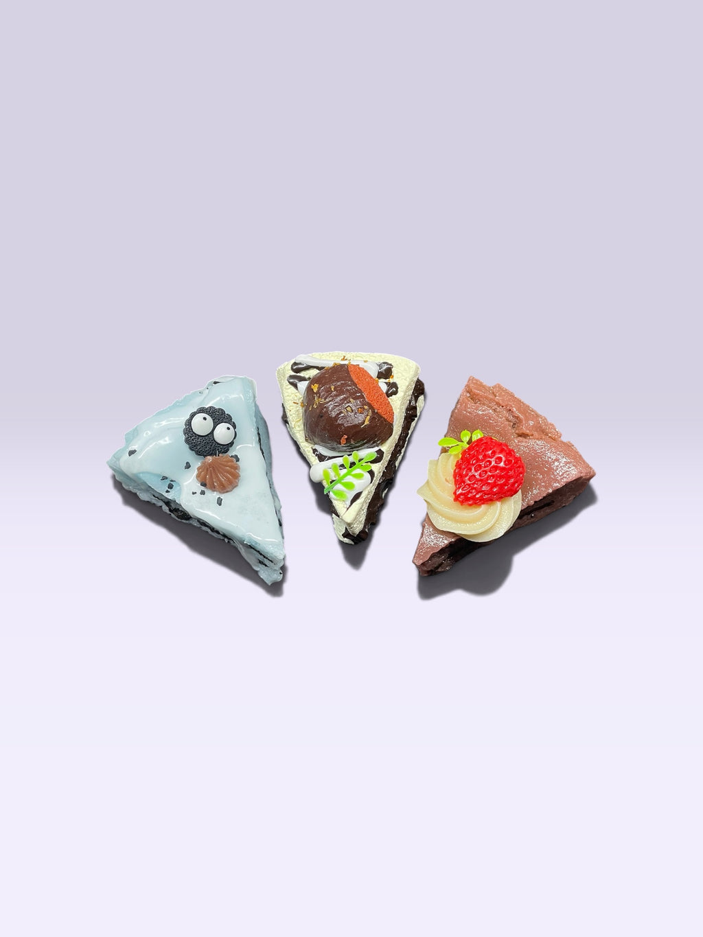 Triple Cake Slice Squishy Bundle