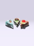 Triple Cake Slice Squishy Bundle
